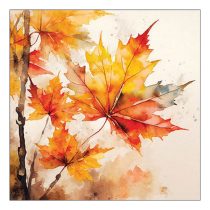 AMB.13319910 Vibrant leaves papírszalvéta 33x33cm, 20db-os