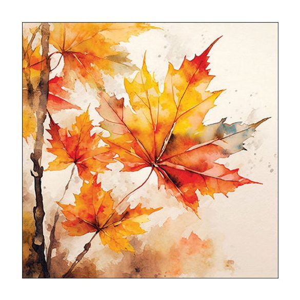 AMB.13319910 Vibrant leaves papírszalvéta 33x33cm, 20db-os