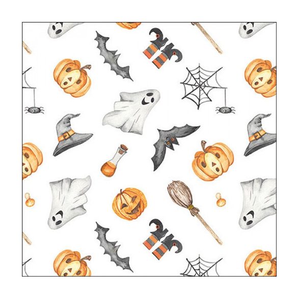 AMB.13319920 Happy Halloween papírszalvéta 33x33cm, 20db-os