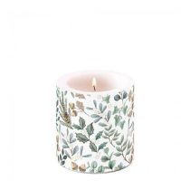   AMB.39219040 Collection of leaves átvilágítós gyertya 8x7,5cm