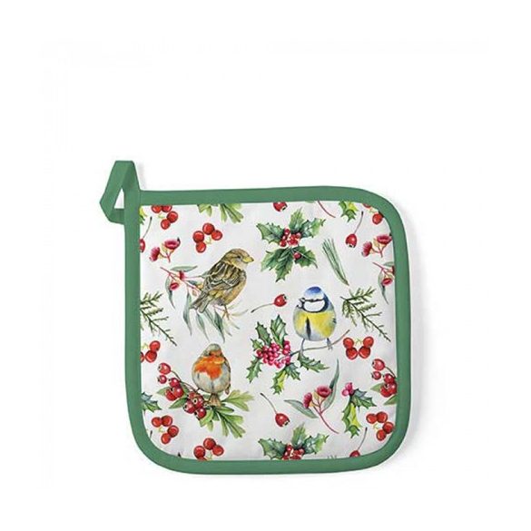 AMB.36519955 Birds in Winter edényalátét 20x20cm, 100% pamut