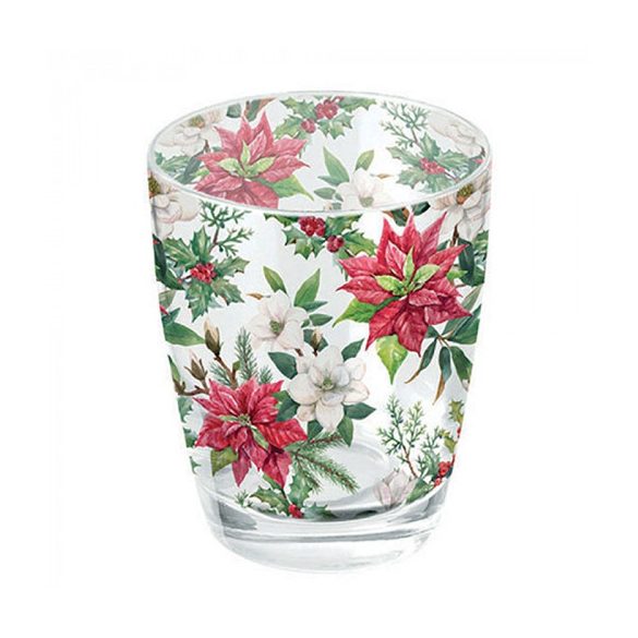 AMB.34318875 Christmas florals üvegpohár 0,25l