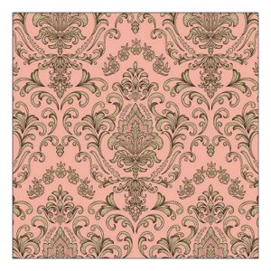AMB.13319111 Baroque ornament salmon papírszalvéta 33x33cm, 20db-os