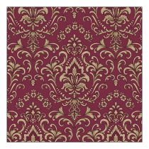   AMB.13319265 Baroque ornament bordeaux papírszalvéta 33x33cm, 20db-os