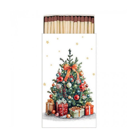 AMB.39519175 Decorated Christmas tree gyufa 6,5x11cm