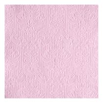   AMB.13304928 Elegance pink dombornyomott papírszalvéta 33x33cm,15db-os