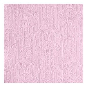 AMB.13304928 Elegance pink dombornyomott papírszalvéta 33x33cm,15db-os