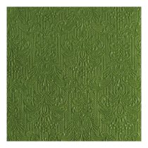   AMB.13304933 Elegance Summer green dombornyomott papírszalvéta 33x33cm,15db-os