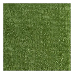 AMB.13304933 Elegance Summer green dombornyomott papírszalvéta 33x33cm,15db-os