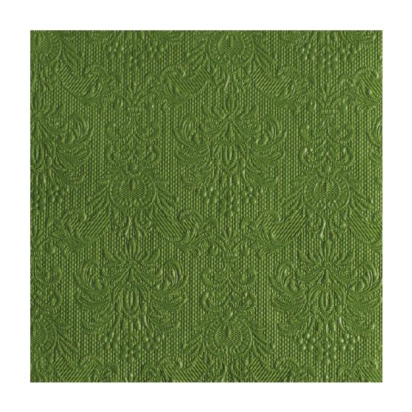 AMB.13304933 Elegance Summer green dombornyomott papírszalvéta 33x33cm,15db-os