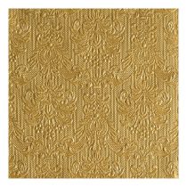   AMB.13304937 Elegance gold dombornyomott papírszalvéta 33x33cm,15db-os