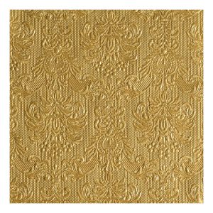 AMB.14004937 Elegance gold dombornyomott papírszalvéta 40x40cm,15db-os