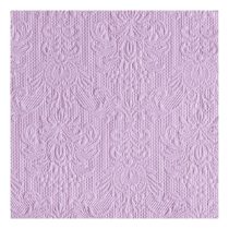   AMB.13305506 Elegance light purple dombornyomott papírszalvéta 33x33cm,15db-os