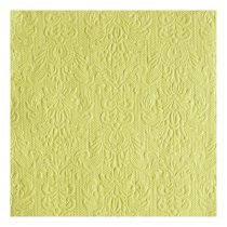   AMB.14004931 Elegance light green dombornyomott papírszalvéta 40x40cm,15db-os