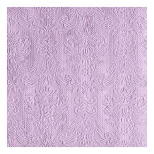 AMB.14005506 Elegance light purple dombornyomott papírszalvéta 40x40cm,15db-os