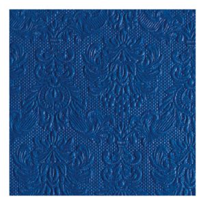 AMB.12505500 Elegance Navy dombornyomott papírszalvéta 25x25cm,15db-os