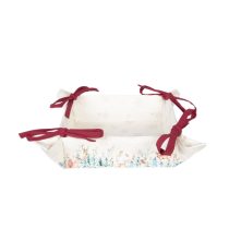 CLEEF.DCH47 Kenyérkosár 35x35cm pamut,Dearly Christmas