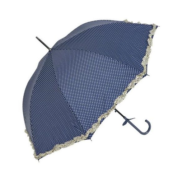 CLEEF.JZUM0030BL Esernyő 100cm, kék alapon fehér pöttyös