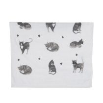  CLEEF.CTCAK Konyhai kéztörlő pamut, 40x66cm, Cats and Kittens