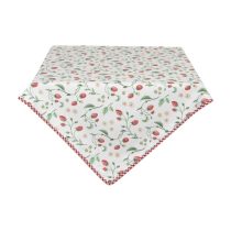   CLEEF.WIS05 Asztalterítő 150x250cm,100% pamut,Wild Strawberries