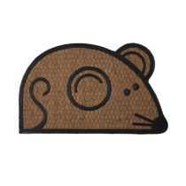 CLEEF.MC214 Lábtörlő egér, 74x45cm, kókusz-PVC