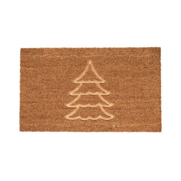 CLEEF.MC245 Lábtörlő 45x75cm, kókusz-PVC, fenyős