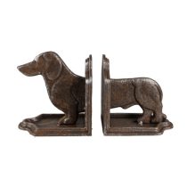 CLEEF.6Y5427 Fém könyvtámasz kutyás, 23x8x13cm
