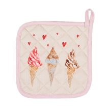   CLEEF.FAS45 Edényalátét 20x20cm,100% pamut,Frosty and Sweet