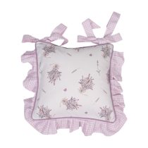   CLEEF.LAG25 Székpárna huzat 40x40cm,100% pamut, Lavender Garden