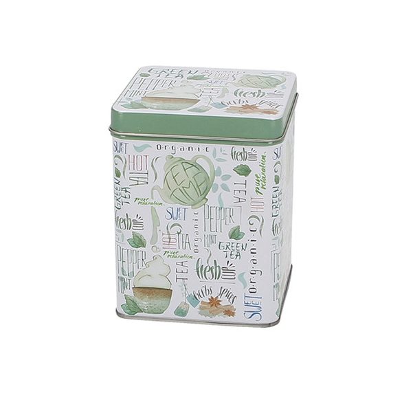 T.B.FRT883 Fémdoboz 88x88x113mm,200g Fresh Tea