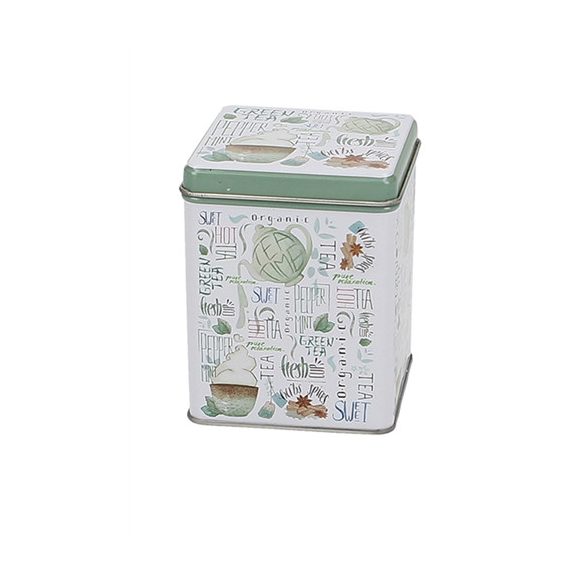 T.B.FRT882 Fémdoboz 75x75x95mm,100g, Fresh Tea