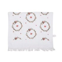   CLEEF.CTFEB-1 Konyhai kéztörlő 40x66cm, pamut, Flower Easter Bunny