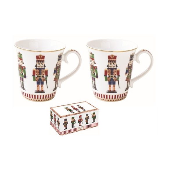 R2S.1102NUTC Porcelán bögreszett 275ml, 2db-os dobozban,Nutcracker