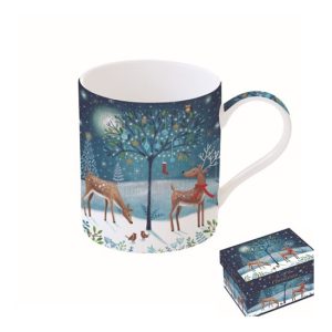 R2S.1770WL02 Porcelánbögre 350ml dobozban,With Love at Christmas, Deers