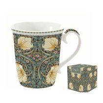   R2S.1101WILB Porcelánbögre 275ml, dobozban, William Morris, Black