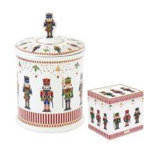   R2S.2185NUTC Porcelán keksztároló 14x20cm, dobozban, Nutcracker