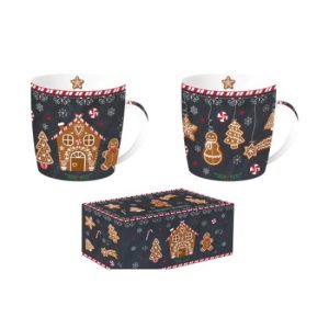 R2S.213GING Porcelán bögreszett 2db-os, dobozban, 350ml, Gingerbread