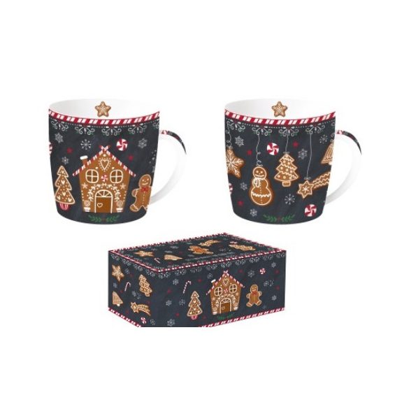 R2S.213GING Porcelán bögreszett 2db-os, dobozban, 350ml, Gingerbread