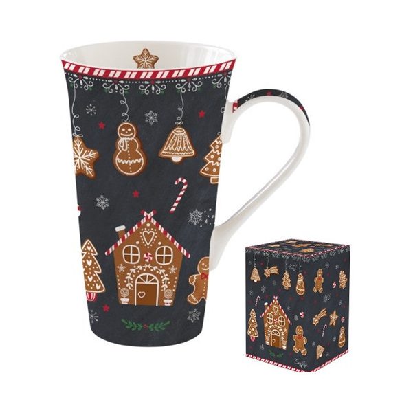 R2S.1462GING Porcelánbögre 600ml, dobozban, Gingerbread