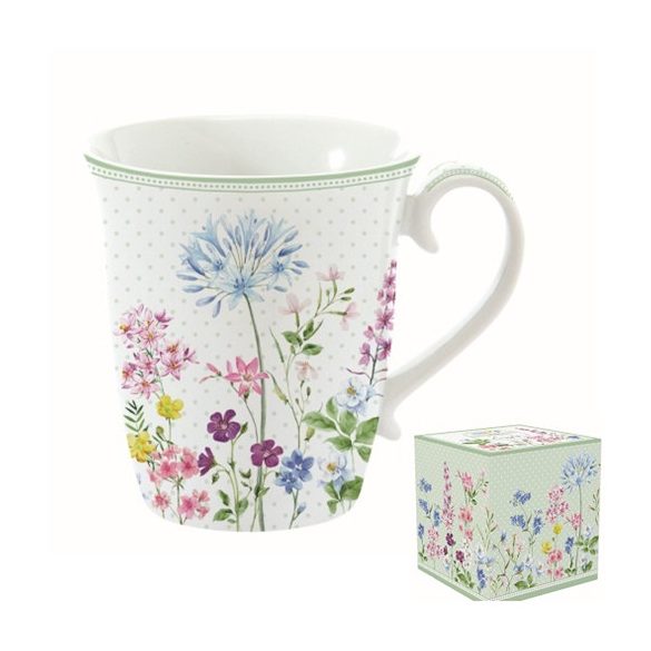 R2S.1101FLRA Porcelánbögre 275ml dobozban,Floraison