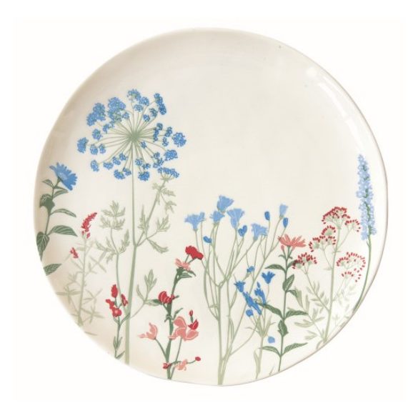 R2S.2200MILB Porcelán lapostányér 26cm, Mille Fleurs Blue