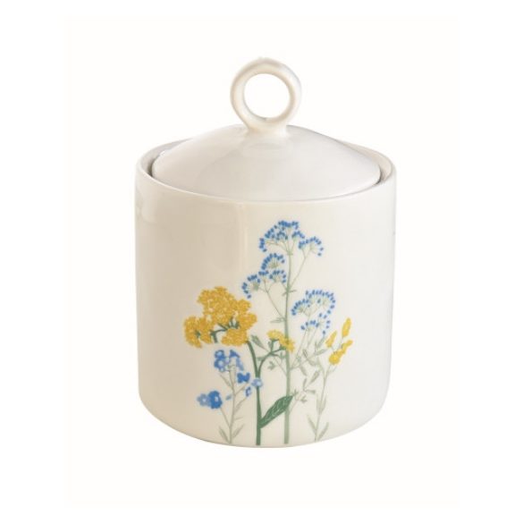 R2S.2211MILY Porcelán konyhai tároló 9x13cm, Mille Fleurs Yellow