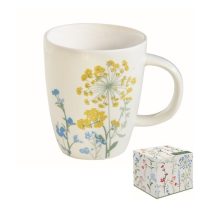   R2S.2203MILY Porcelánbögre 350ml, dobozban, Mille Fleurs Yellow