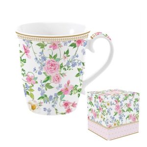 R2S.1101GAJO Porcelánbögre 275ml dobozban,Garden Joy