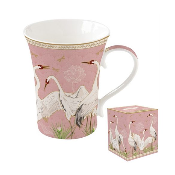 R2S.1461DANC Porcelánbögre 360ml dobozban,Dancing Herons