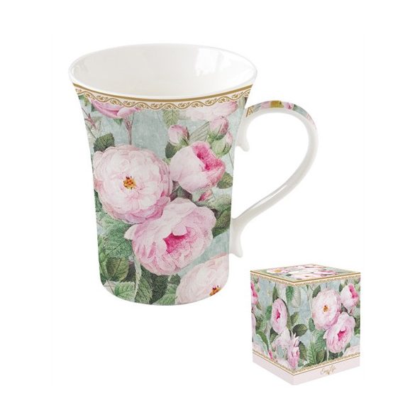 R2S.1461ROBL Porcelánbögre 360ml dobozban,Roses in Bloom