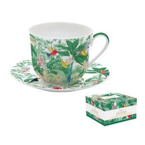 R2S.1454HEAV Porcelán reggelizőcsésze+alj 400ml dobozban,Exotic Heaven, Atmosphere