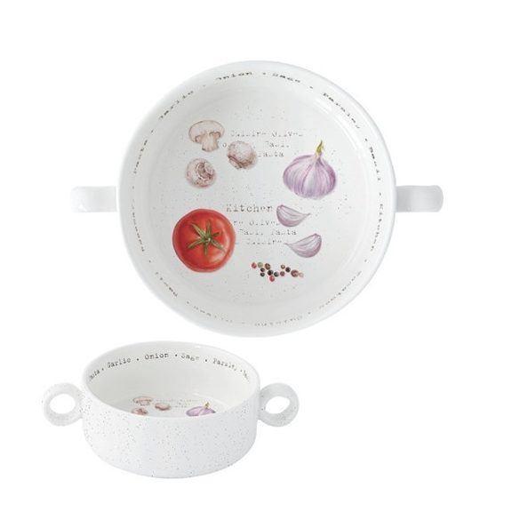 R2S.2206HOMK Porcelántál füllel 12cm,Home & Kitchen