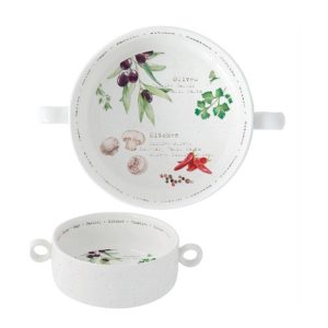 R2S.2207HOMK Porcelántál füllel 16cm,Home & Kitchen