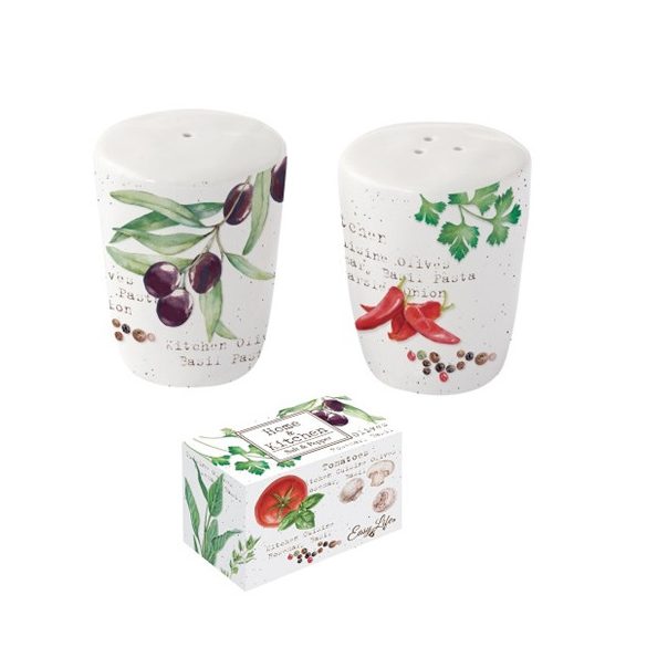 R2S.2225HOMK Porcelán só-borsszórószett dobozban,Home & Kitchen